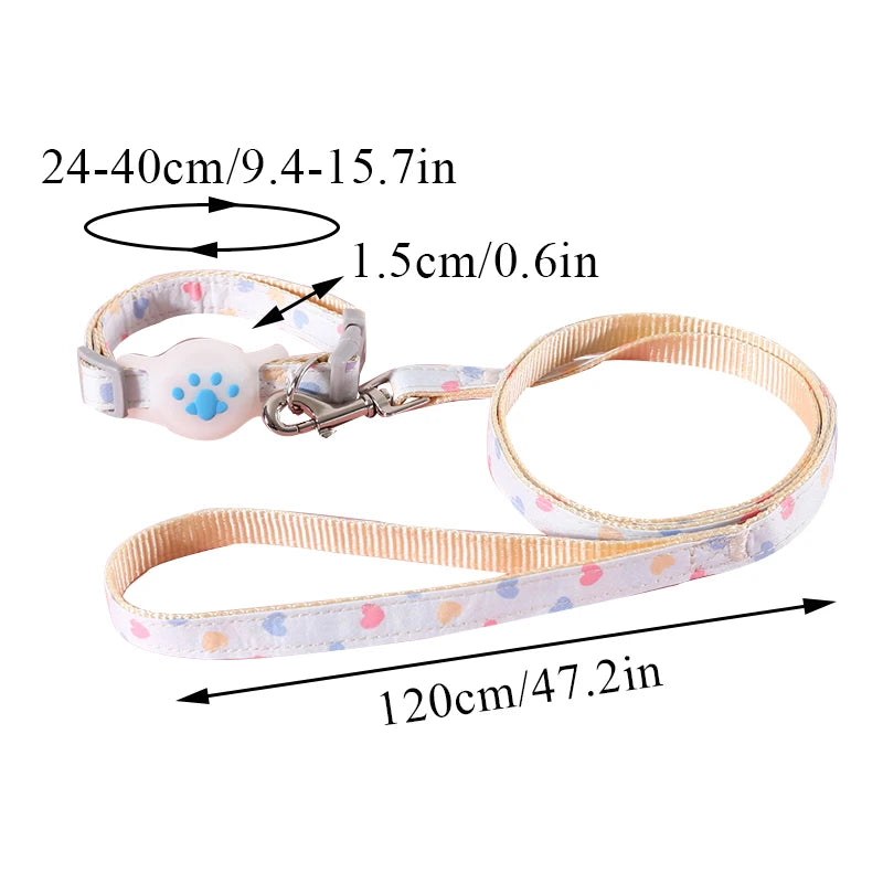 Portable Pet Locator Collar Lightweight Adjustable Fashion Cat Tracker