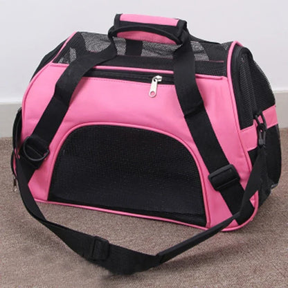 Portable Dog Cat Carrier Bag Pet Puppy Travel Bags Breathable Mesh