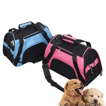 Portable Dog Cat Carrier Bag Pet Puppy Travel Bags Breathable Mesh