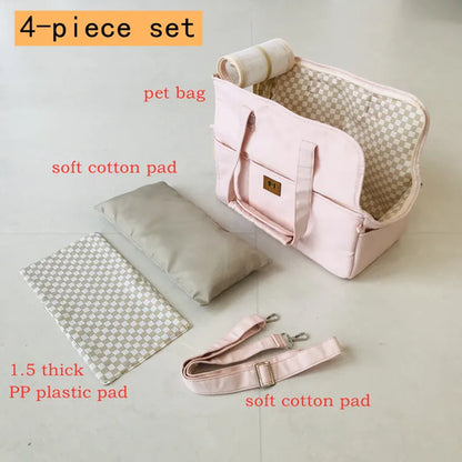 Portable Pet Cat ShoulderHandbag Pet Dog Carrier Bag Car Seat Nonslip