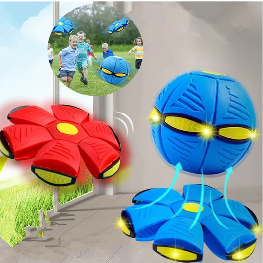 Pet Flying Saucer Ball Magic Outdoor Throw Disc Ball for Kids and Dog