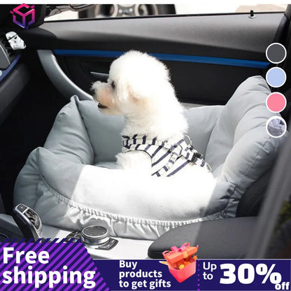 2 in 1 Pet Dog Carrier Folding Pet Car Seat Pad Safe Carry House Puppy