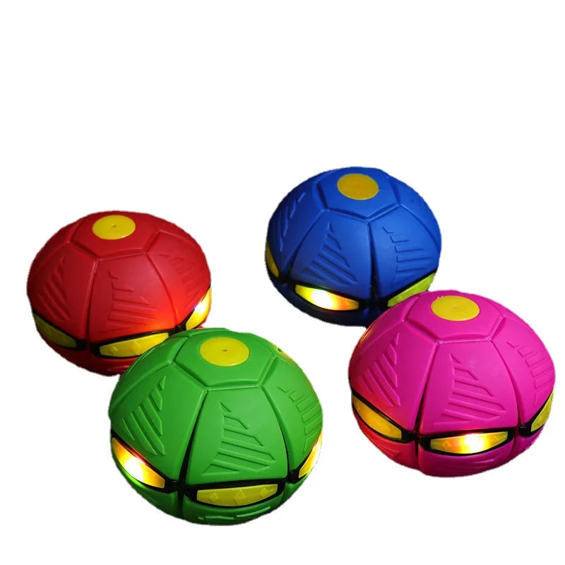 Pet Flying Saucer Ball Magic Outdoor Throw Disc Ball for Kids and Dog